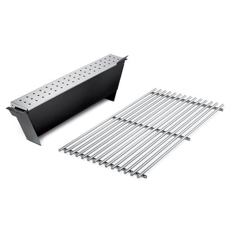 weber genesis smoker box with stainless steel grate 7563|Weber Stainless Steel Grate & Porcelain.